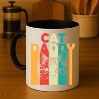 Retro Cat Daddy Coffee Mug thumb 4