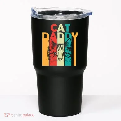 Retro Cat Daddy Tumbler