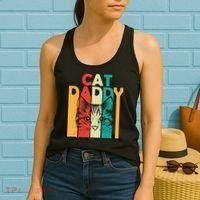 Retro Cat Daddy Women's Tank Top thumb 2