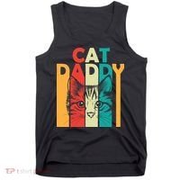 Retro Cat Daddy Tank Top thumb 0