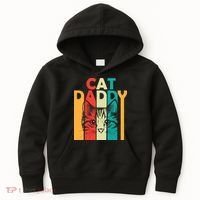 Retro Cat Daddy Kids Hoodie thumb 0