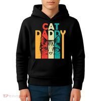 Retro Cat Daddy Kids Hoodie thumb 4