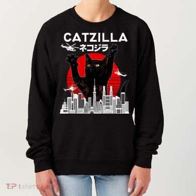 Retro Catzilla Attack Women's Sweatshirt