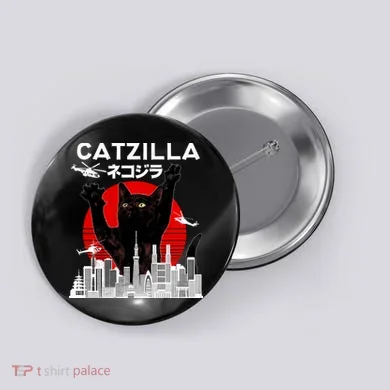 Retro Catzilla Attack Button