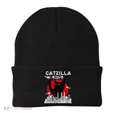 Retro Catzilla Attack Beanie