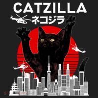Retro Catzilla Attack Beanie thumb 2
