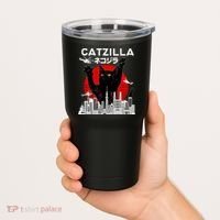 Retro Catzilla Attack Tumbler thumb 2