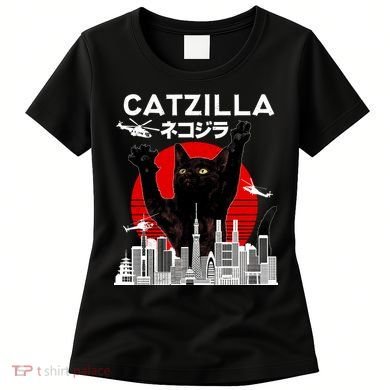 Retro Catzilla Attack Women's T-Shirt