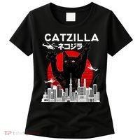 Retro Catzilla Attack Women's T-Shirt thumb 0
