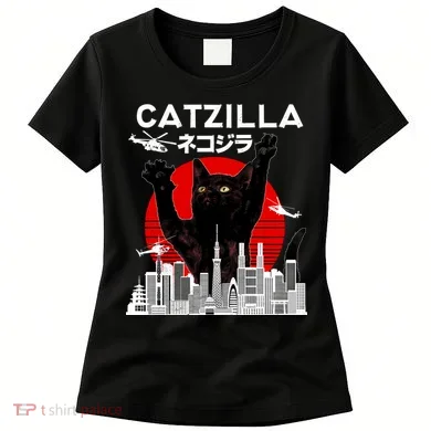 Retro Catzilla Attack Women's T-Shirt