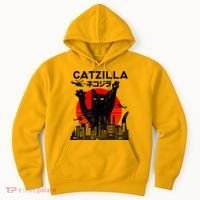 Retro Catzilla Attack Hoodie thumb 0