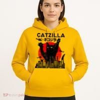 Retro Catzilla Attack Hoodie thumb 5