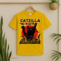 Retro Catzilla Attack T-Shirt thumb 2