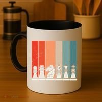 Retro Chess Coffee Mug thumb 4