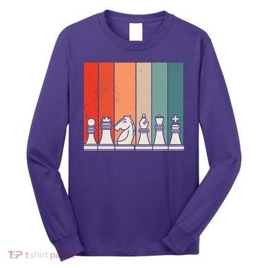 Retro Chess Long Sleeve Shirt