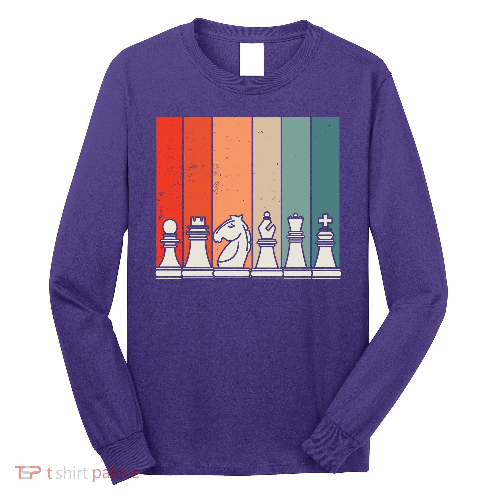 Retro Chess Long Sleeve Shirt