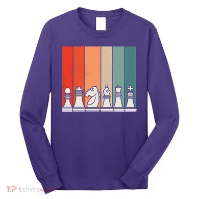 Retro Chess Long Sleeve Shirt