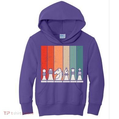 Retro Chess Kids Hoodie
