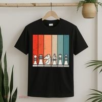 Retro Chess Pieces T-Shirt thumb 2