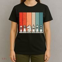 Retro Chess Pieces T-Shirt thumb 4