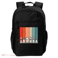 Retro Chess Pieces Backpack thumb 0
