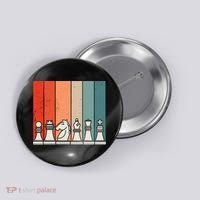 Retro Chess Pieces Button thumb 0
