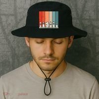Retro Chess Pieces Bucket Hat thumb 2