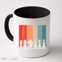 Retro Chess Pieces Coffee Mug thumb 0