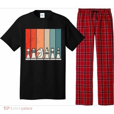 Retro Chess Pieces Pajama Set