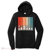 Retro Chess Pieces Women's Hoodie thumb 0