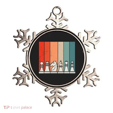 Retro Chess Pieces Ornament