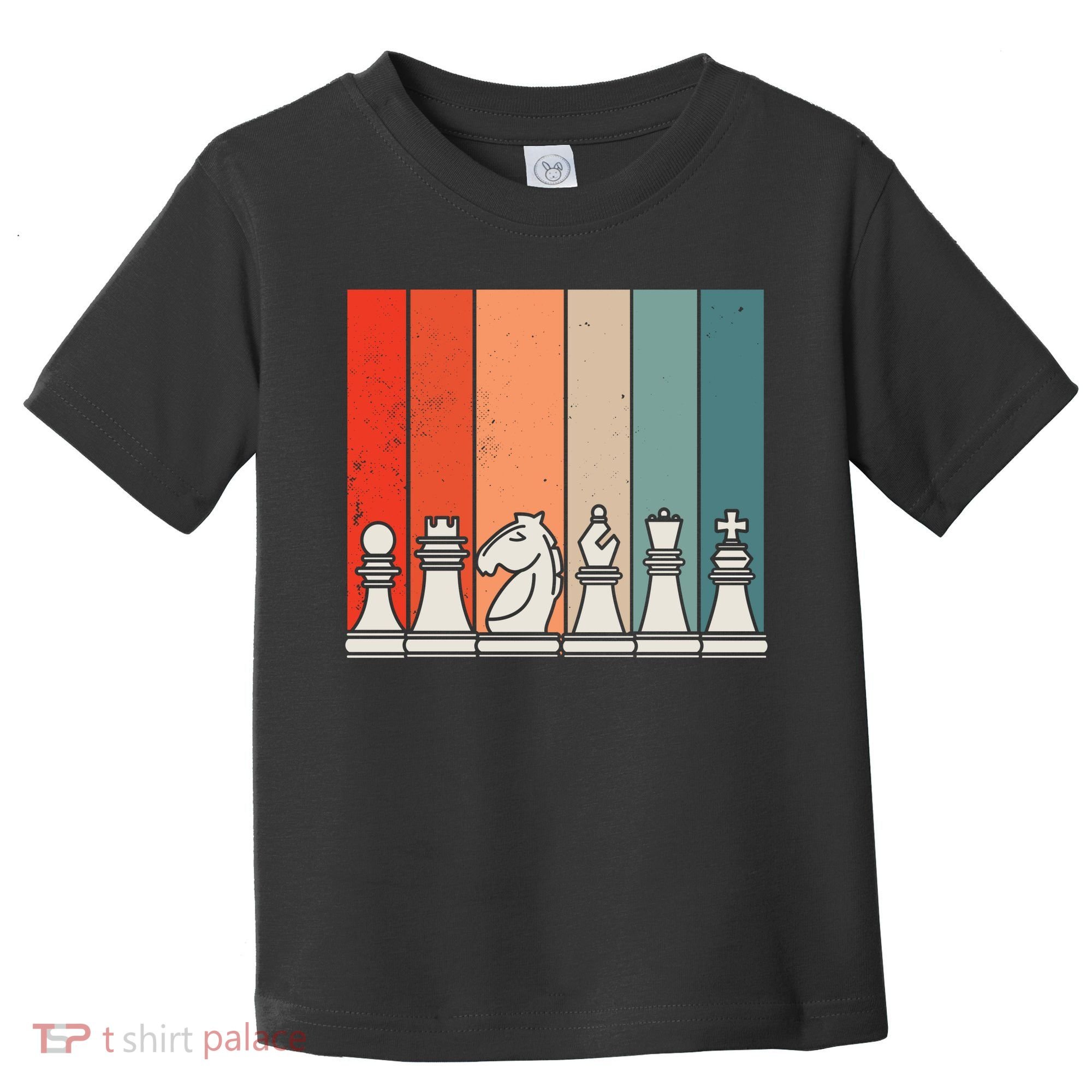 Retro Chess Pieces Toddler T-Shirt