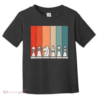 Retro Chess Pieces Toddler T-Shirt