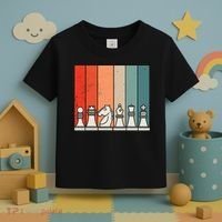 Retro Chess Pieces Toddler T-Shirt thumb 3