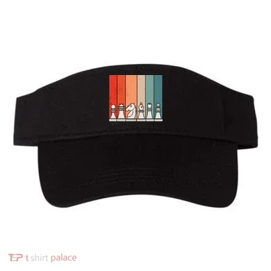 Retro Chess Pieces Visor