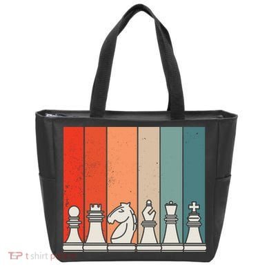 Retro Chess Pieces Bag