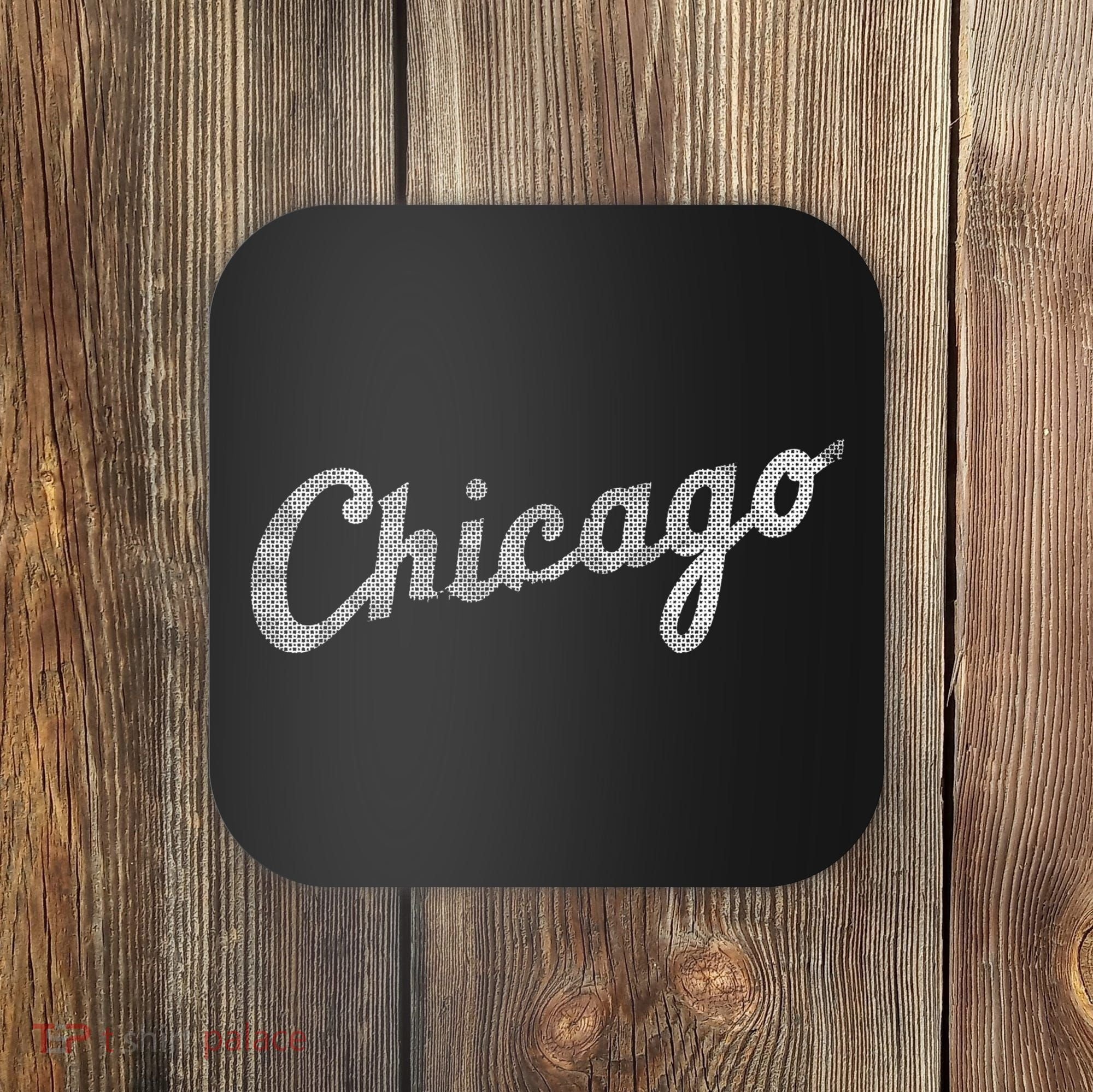 Retro Chicago Team Sports Logo Coaster