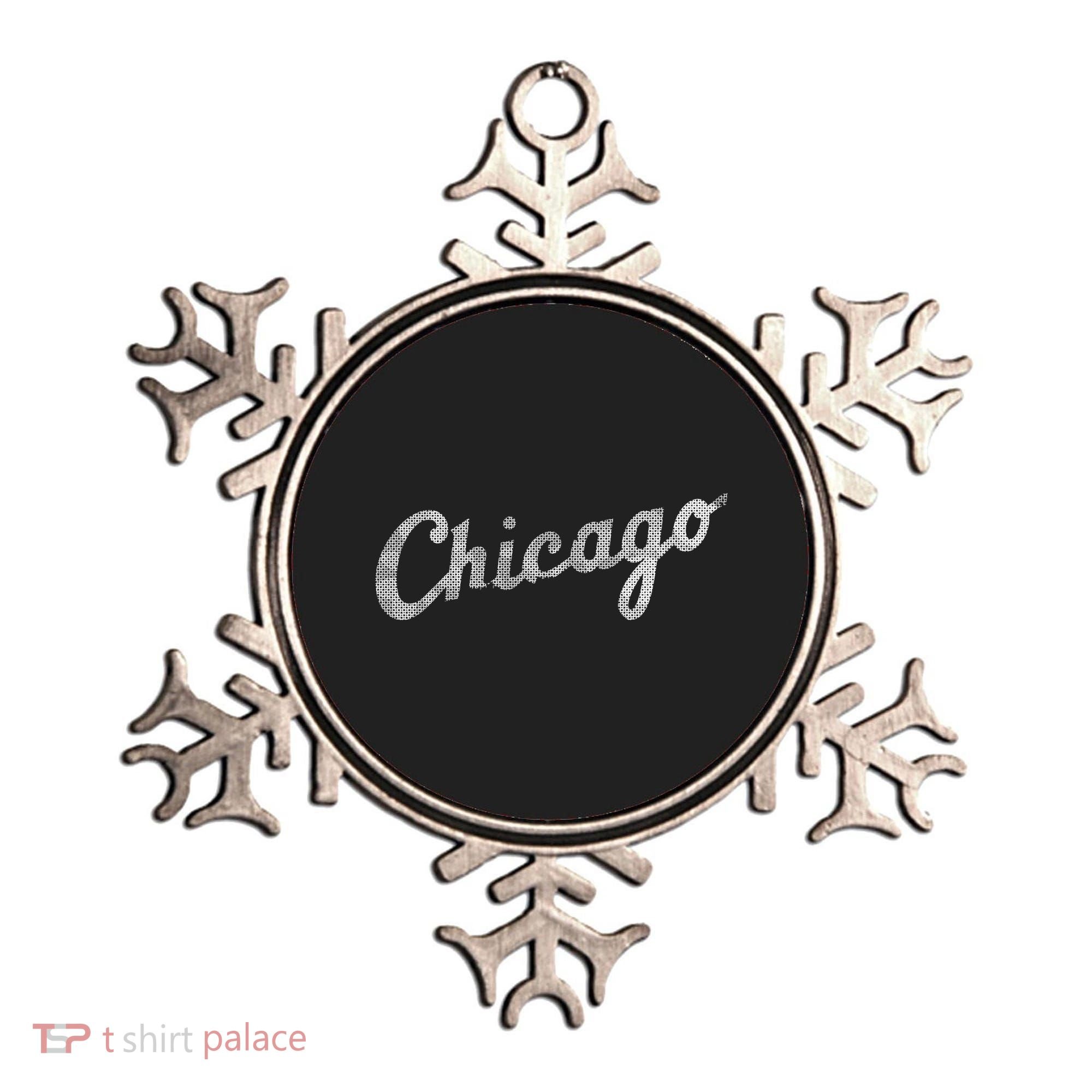 Retro Chicago Team Sports Logo Ornament