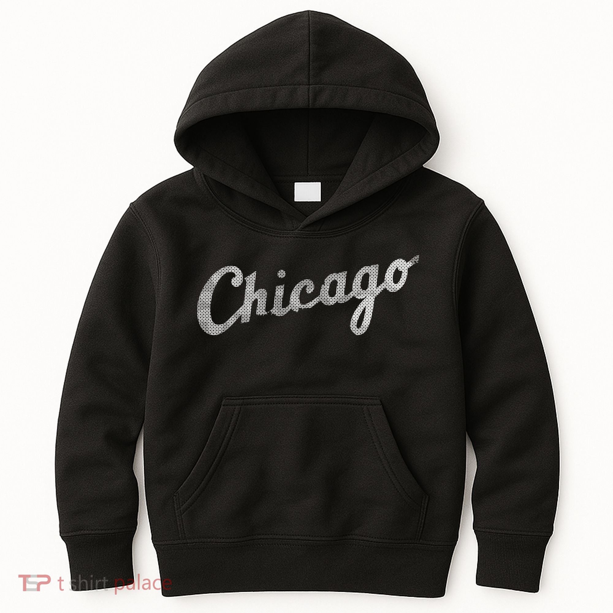 Retro Chicago Team Sports Logo Kids Hoodie