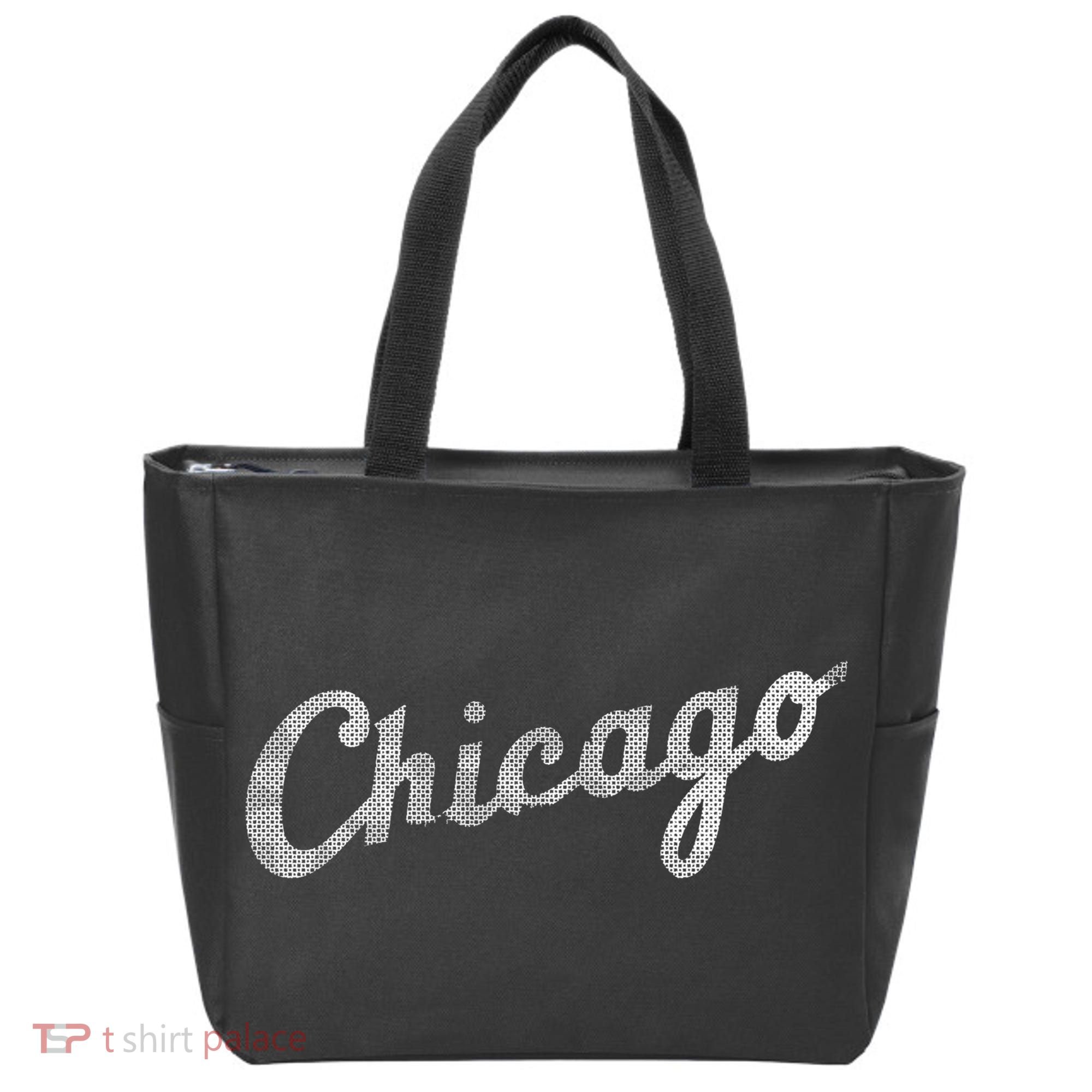 Retro Chicago Team Sports Logo Tote Bag