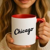 Retro Chicago Team Sports Logo Coffee Mug thumb 3