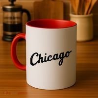 Retro Chicago Team Sports Logo Coffee Mug thumb 4