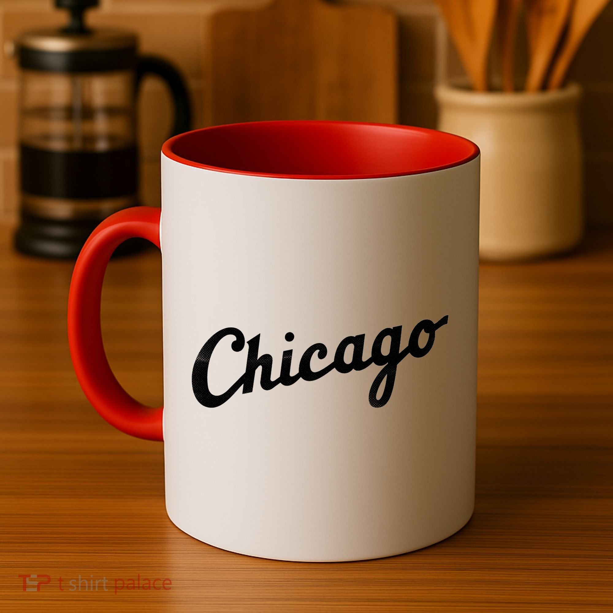 Retro Chicago Team Sports Logo Coffee Mug