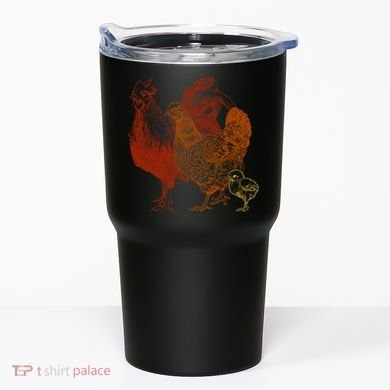 Retro Chickens Tumbler
