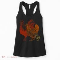 Retro Chickens Women's Tank Top thumb 0