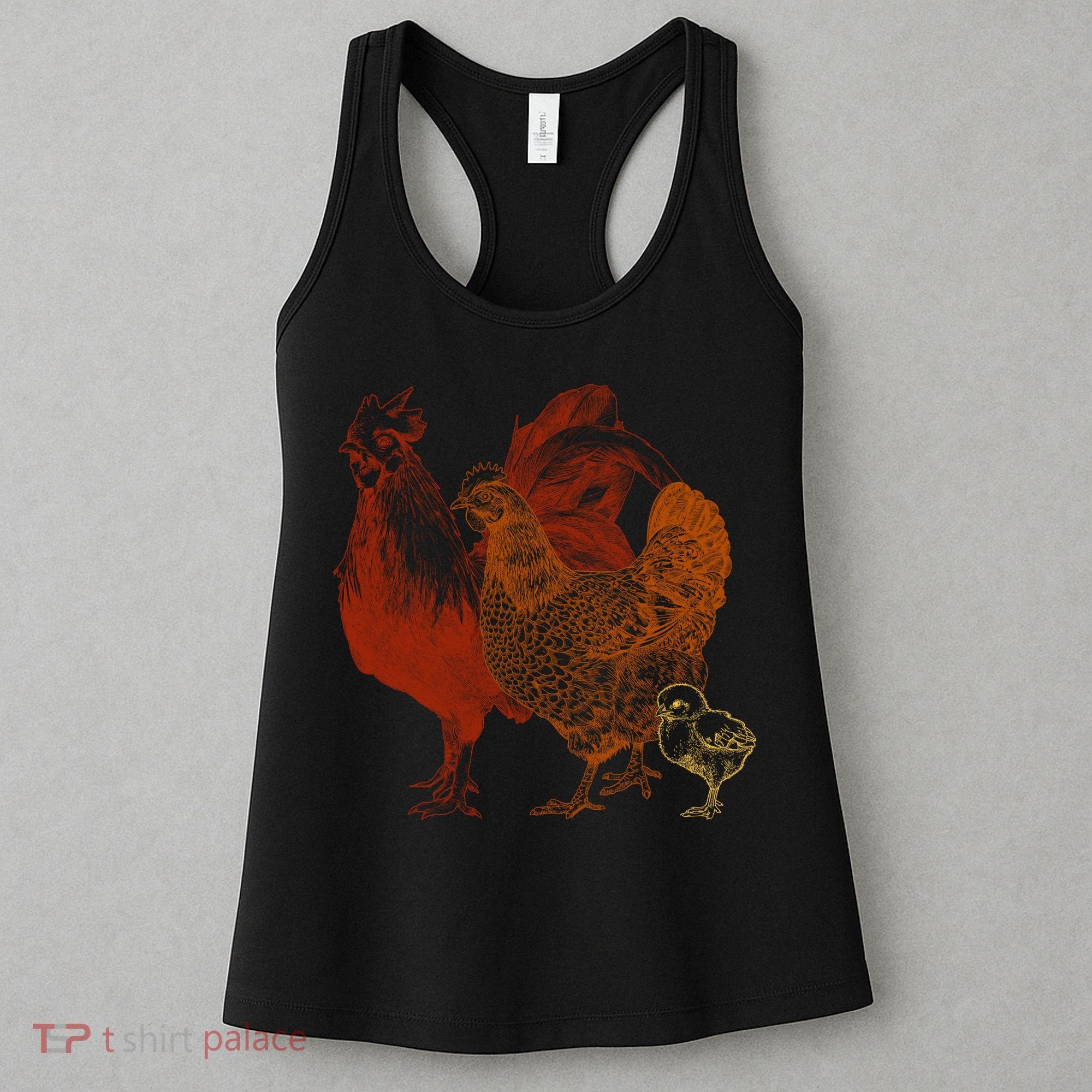 Retro Chickens Women's Tank Top