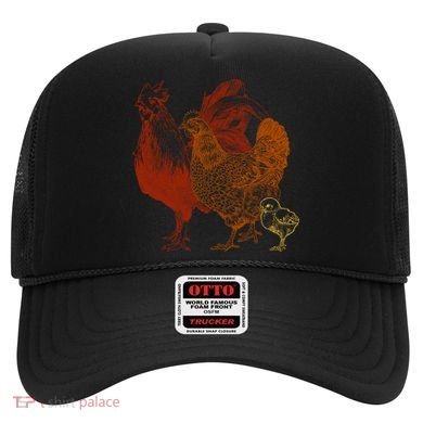 Retro Chickens Hat