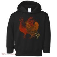 Retro Chickens Toddler Hoodie thumb 0