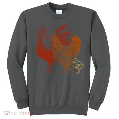 Retro Chickens Sweatshirt