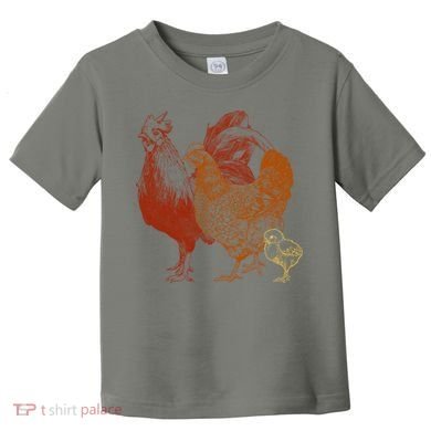 Retro Chickens Toddler T-Shirt